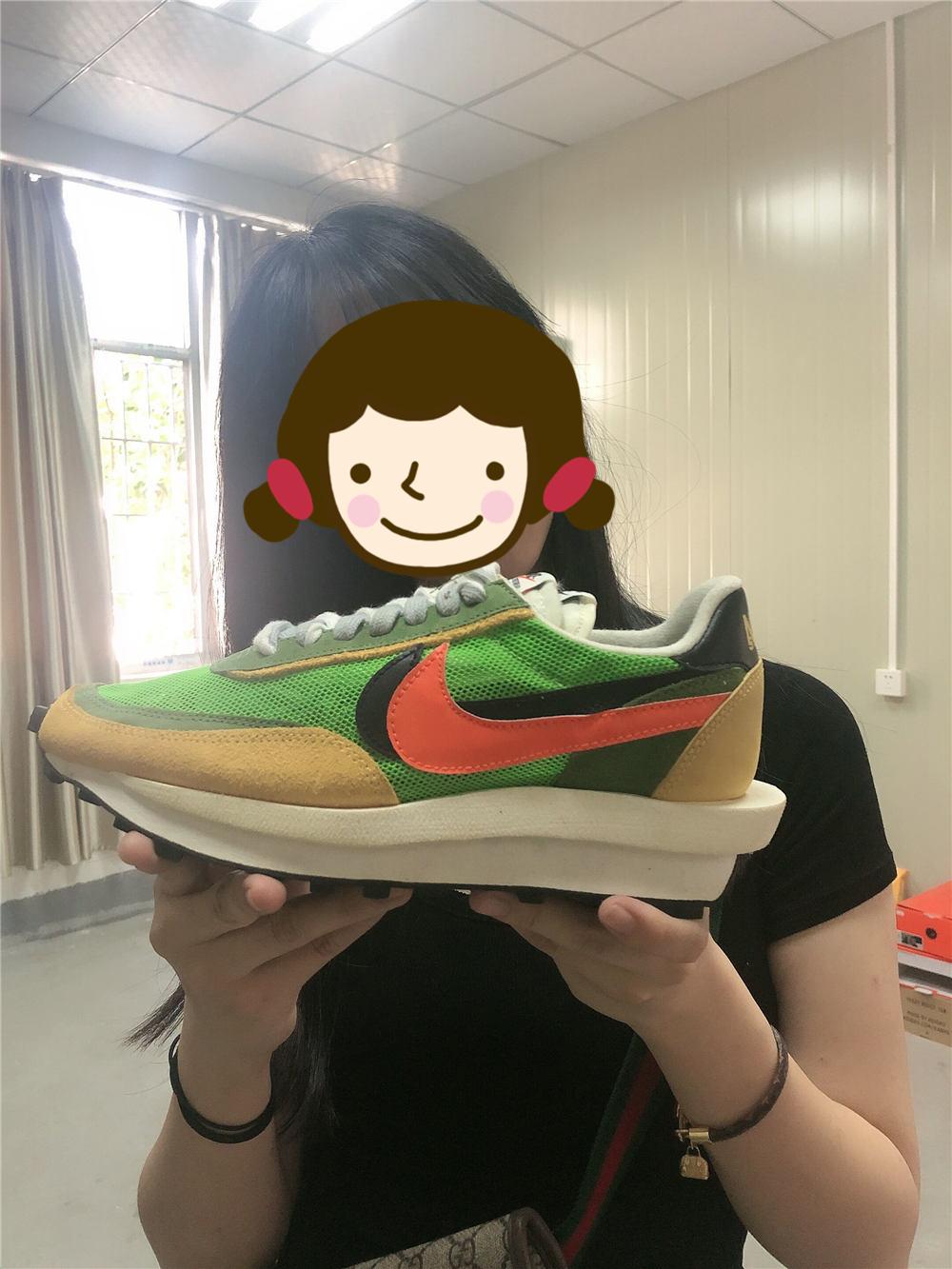 PK God Sacai X Nike LDV Waffle Green Multi retail matearials ready to ship